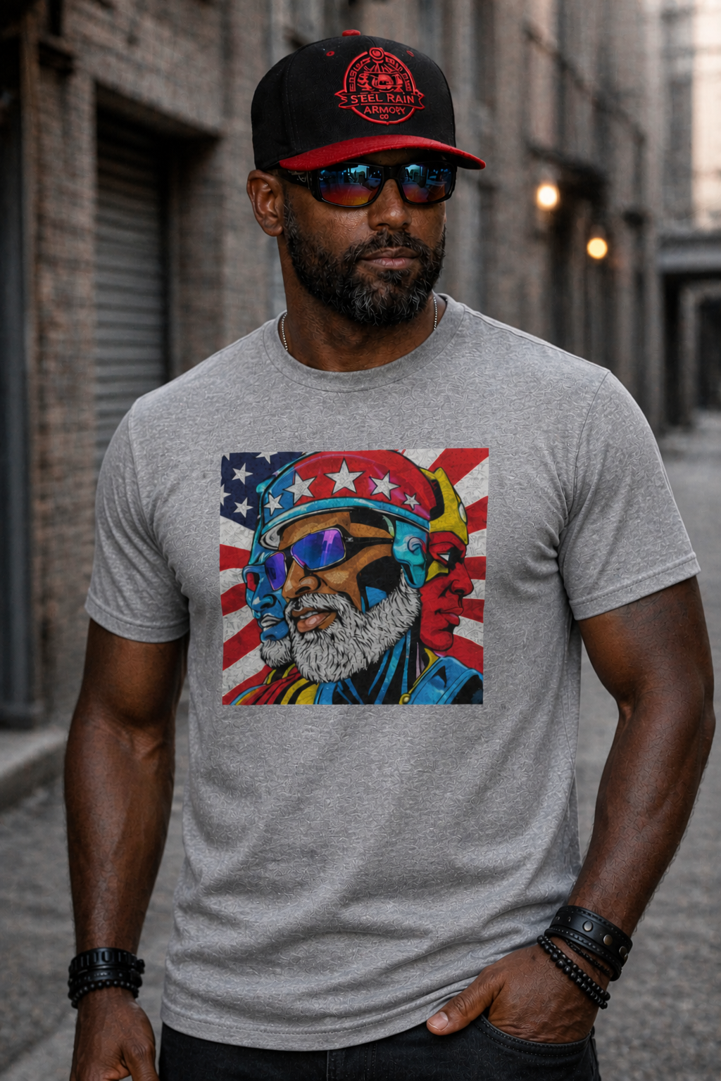 SRA Black Patriot t-shirt