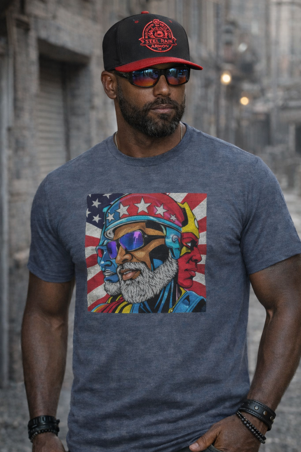 SRA Black Patriot t-shirt