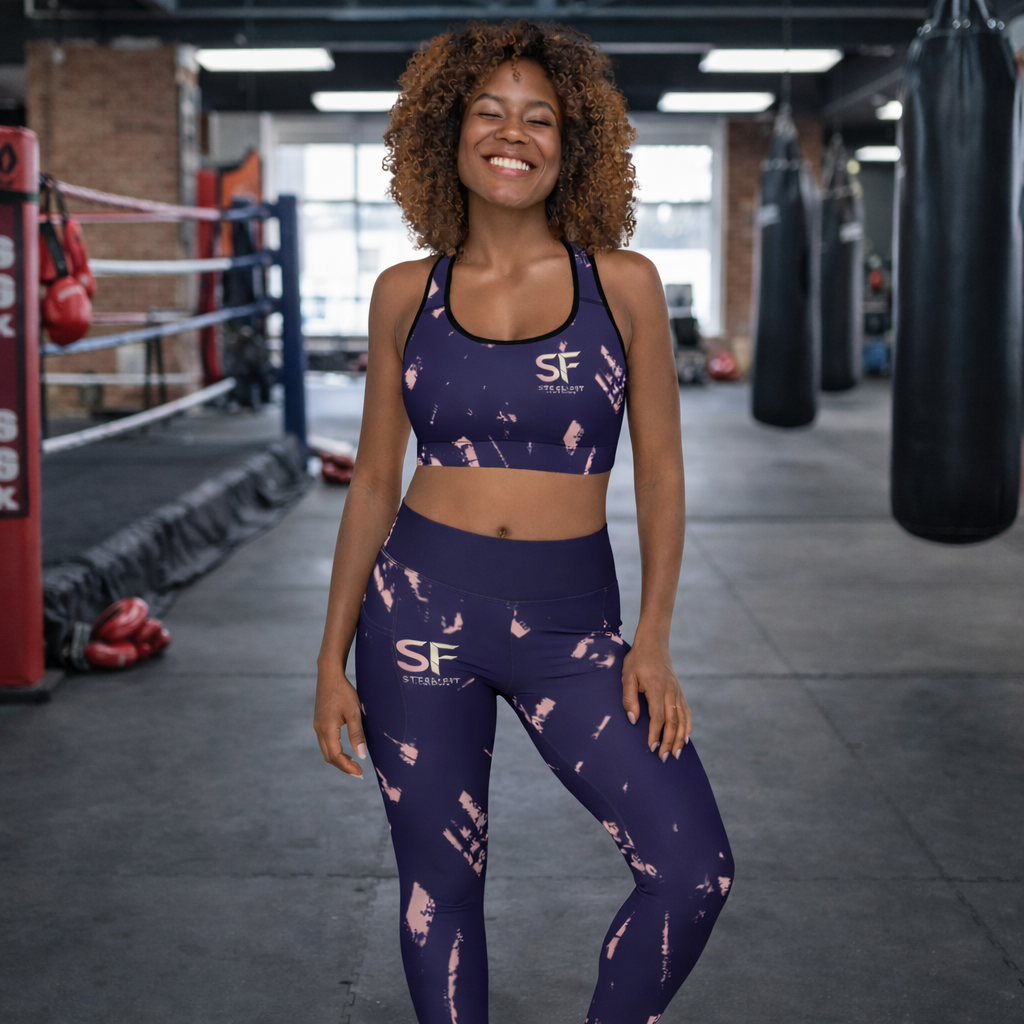 Steel Fit Sports Bra - Purple