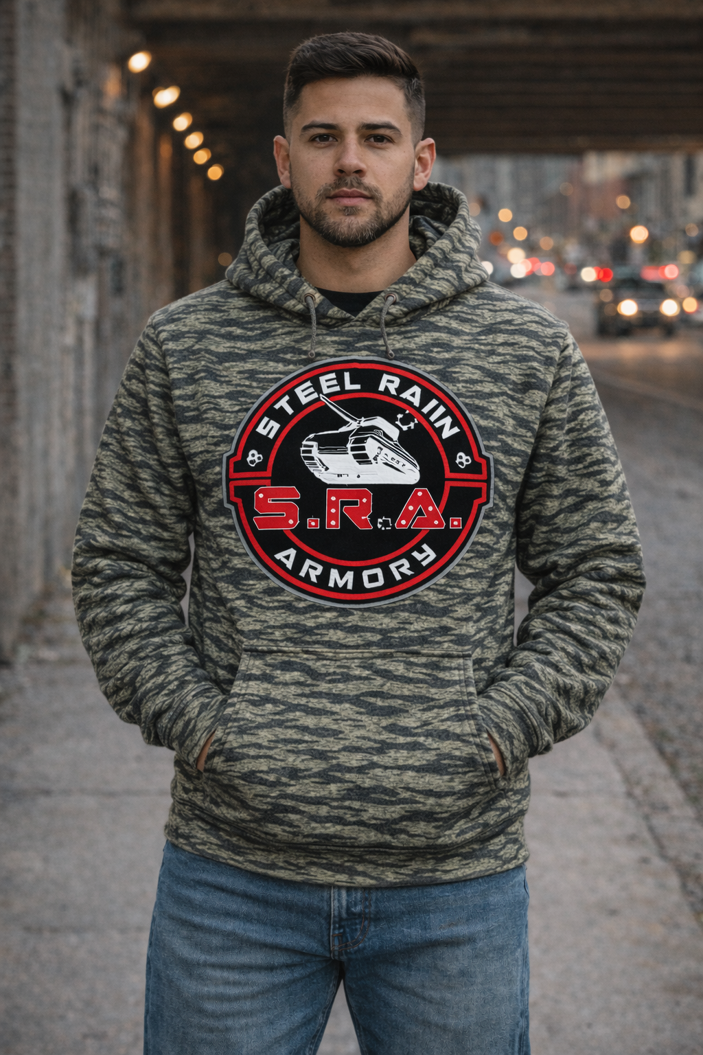 SRA Camo Hoodie