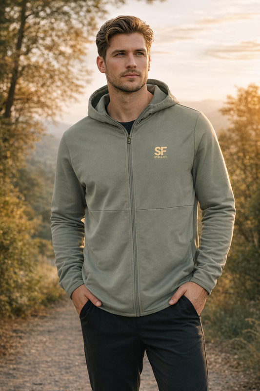 Steel Fit Perform Zip Hoody