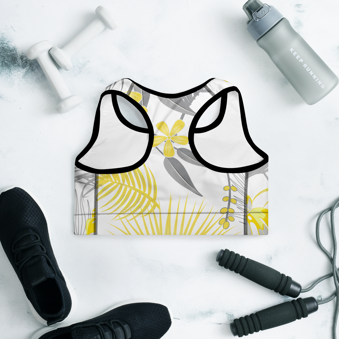 Steel Fit Sports Bra - Yellow