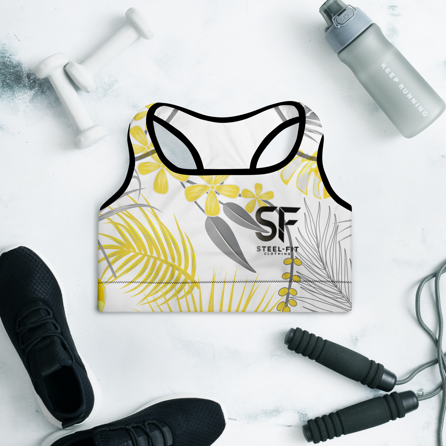 Steel Fit Sports Bra - Yellow