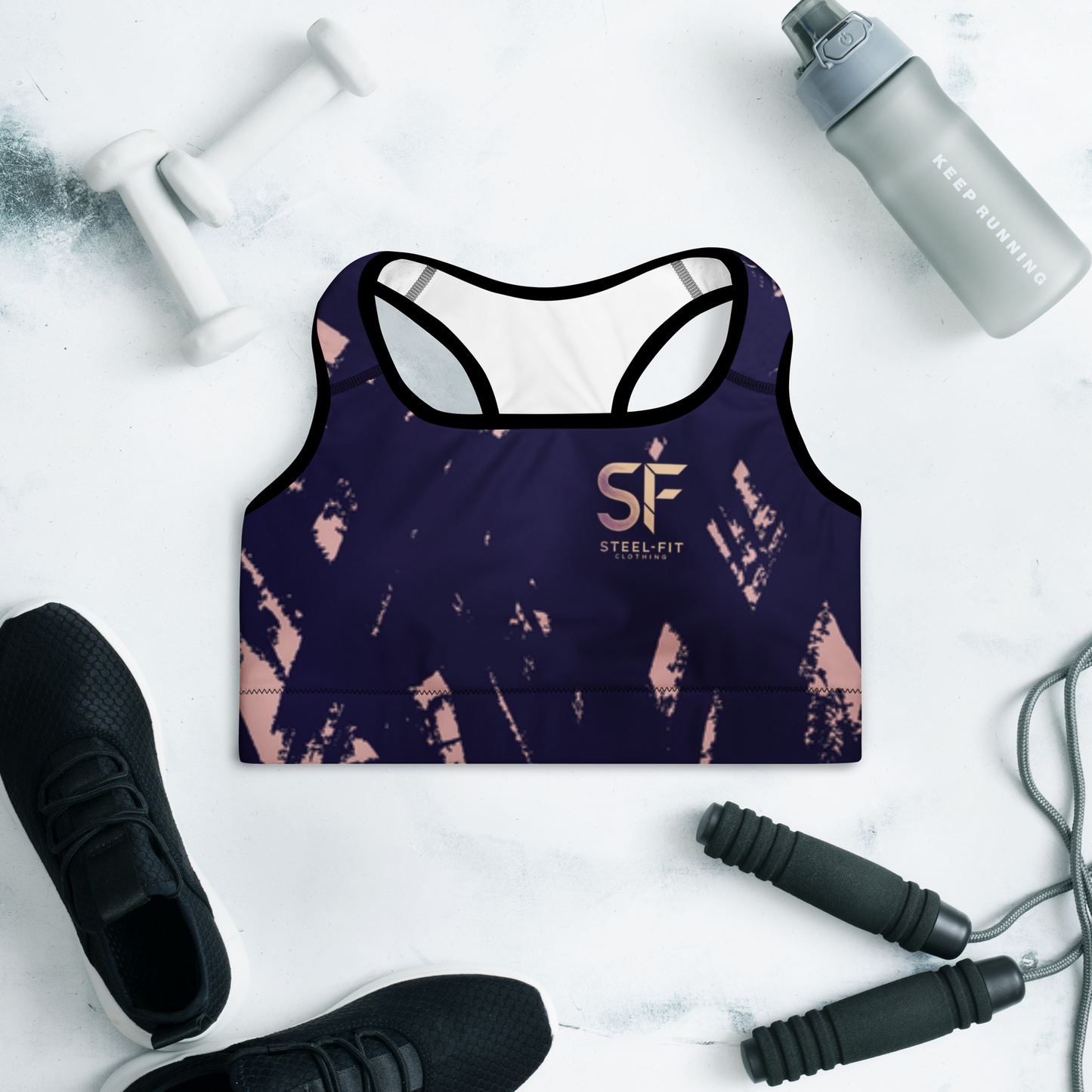 Steel Fit Sports Bra - Purple